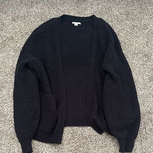 American Eagle Outfitters Black Knit Cardigan